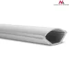 Kaabli painduv toru MACLEAN MCTV-575 põrandale, valge, 1,5 m, laius 43 mm, kõrgus 2,3–3,2 cm