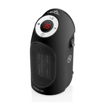 ETA | Soojendi | ETA162390000 Fogos mini | Ventilaatorküttekeha | 400 W | Sobib ruumidesse kuni 8 m² | Must | N/A