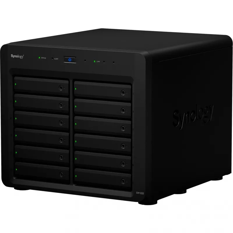 HDD/SSD korpus Synology DX1222 12 ketast 192 TB must