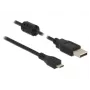 USB kaabel DeLOCK 84900 USB 2.0 0,5 m USB A Micro-USB B Must