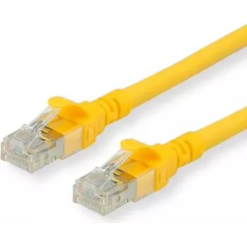 ROLINE - patch-kaabel - RJ-45 (M) kuni RJ-45 (M) - 30 cm - UTP - CAT 6 - halogeenivaba, vormitud, keerutatud - kollane (21.15.2942)
