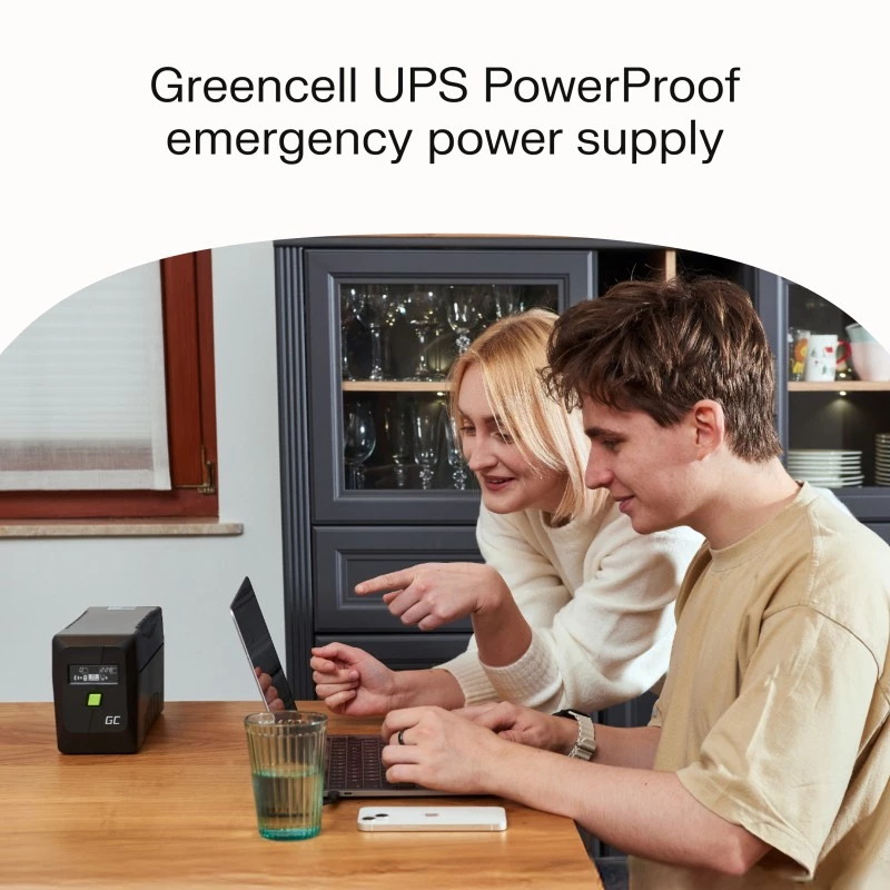 Green Cell UPSLP700 katkematu toiteallikas (UPS) Line-Interactive 1 kVA 700 W 4 AC-pistikupesa