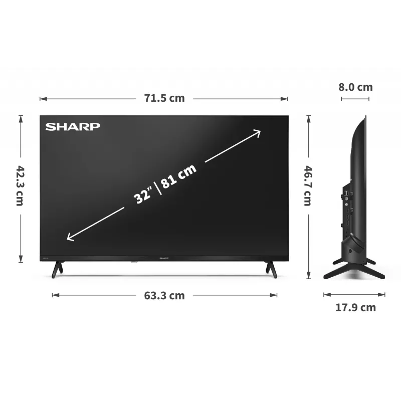 Sharp | 32HF3265E | 32 | nutitelekas | Google TV