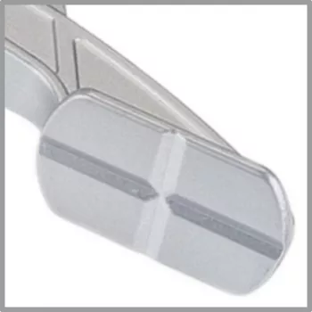 BESSEY KliKlamp klamber 30 cm roostevaba teras, must, punane
