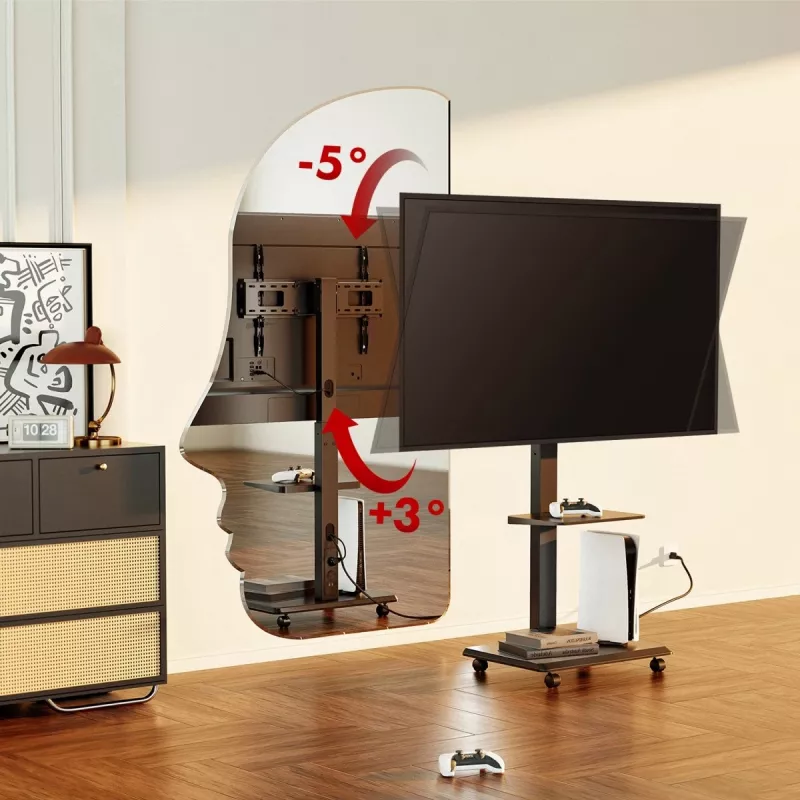 TV-alus ergo office ER-304 B, max koormus 50 kg, VESA 600x400