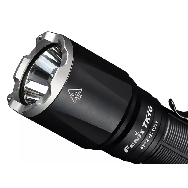 Käsilamp Fenix TK16 V2.0 must IP68 krüptoon 30 lm