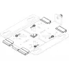 WLAN-pääsupunkti T-kinnitus Lancom Systems LX-7000 mudelitele LX-7500 LX-7300, valge, pakis 5 tk