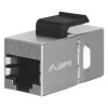 Keystone-moodul LANBERG KSF5-3000 — Cat5e F/UTP lame kaabel, RJ-45 emane, must