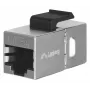 Keystone-moodul LANBERG KSF5-3000 — Cat5e F/UTP lame kaabel, RJ-45 emane, must