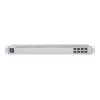 Hallatav L2 võrgulüliti UBIQUITI USW-Aggregation — 8 SFP+ pesa, 10G tugi, ventilaatorita, 1U riiulisse, hõbedane