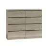 Kummut top e shop Malwa M8 120 cm tamm Sonoma — suur sahtlikummut