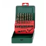 Puurikomplekt Metabo HSS Cobalt 19 tk DIN 338, silindrilise varrega