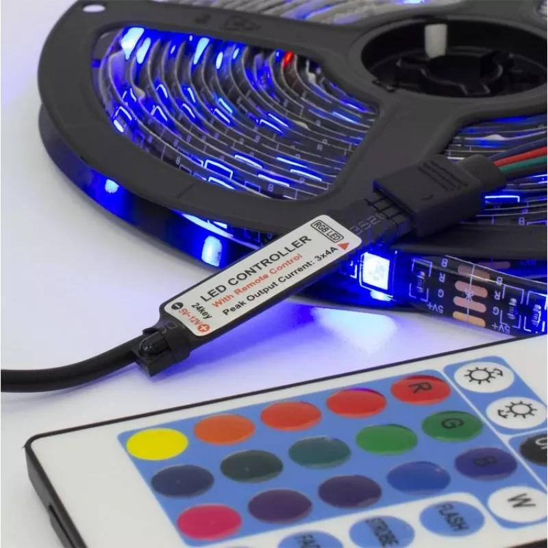 White Shark Helios LED-05 RGB LED valgusriba kaugjuhtimispuldiga