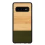 Nutitelefoni ümbris man and wood Galaxy S10-le — bambusmets must