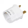 Toiteadapter IBOX iaukeu vahetatavate UK (tüüp G) ja EL-i (tüüp E) pistikutega, 100–240V 50/60Hz, 7,5 A, valge