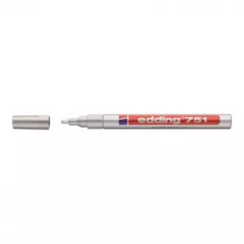 Markerpliiatsid Edding e-751 Valge peen ots, 2 tk pakend, valge tint