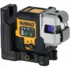 Juhtmevaba mitmejoonega laser DeWalt DCLE14301GB 3×180° ristjoon, 18 V, rohelised jooned, integreeritud Powerstack Li‑Ion aku