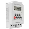 DIN-liistule paigaldatav elektrooniline taimer QOLTEC PC0629 — 24 V toide, 16 A väljund