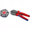 Knipex 97 33 02 kaablikrimpsimistööriist Krimpsimistööriist Sinine, Punane