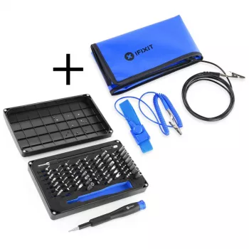 iFixit Mako 64 Bit Driver Kit, kruvikeeraja + kokkupandav antistaatiline matt