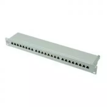 ROLINE Cat. 6 / Class E 48,30cm (19)-Patchpaneel, 24P, Varjestatud, Helehall (26.11.0351)