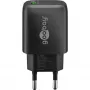USB-A QC kiirlaadija (18 W) (must)
