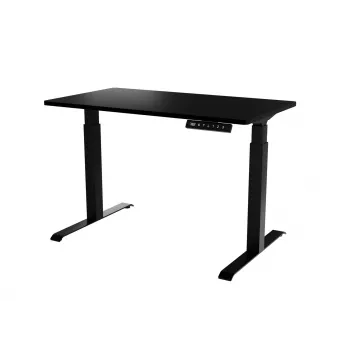 Laud cama meble MOON elektriline reguleeritava kõrgusega sirge laud 1210×670 mm must