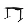Laud cama meble MOON elektriline reguleeritava kõrgusega sirge laud 1210×670 mm must