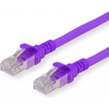 Secomp Roline - Paigalduskaabel - RJ-45 (M) kuni RJ-45 (M) - 1 m - SFTP - CAT 6a - Violetne (21.15.2931)