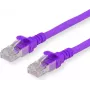 Secomp Roline - Paigalduskaabel - RJ-45 (M) kuni RJ-45 (M) - 1 m - SFTP - CAT 6a - Violetne (21.15.2931)
