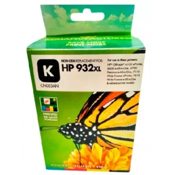 Ühilduv kassett Static-Control Hewlett-Packard 932XL CN053AE 100ml Must