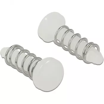 Delock Schnappniete für Kühlkörper - Set 10 Stück weiß (18272)