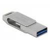 USB-mälupulk DeLOCK 128GB USB-C Type-A pöördmehhanismiga mudel