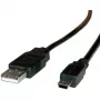 ROLINE USB 2.0 kaabel, Type A - 5-Pin Mini 1,8m (11.02.8719)