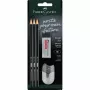 FABER-CASTELL pliiats 1111 Exam Set BK