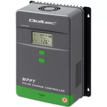 Päikeselaadimiskontroller QOLTEC MPPT 50A 12V/24V LCD-ga, mudel 53664