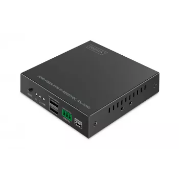 Vastuvõtja Digitus HDMI Fiber KVM IP Vastuvõtja 4K/60Hz Juhtmega USB