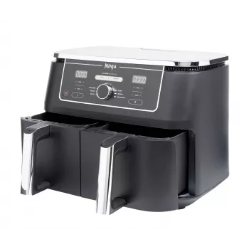 Ninja AF400EU fritüür Double 9,5 L Eraldiseisev 2470 W Kuumaõhufritüür Must