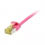 patch-kaabel RJ45, CAT6A 500Mhz, 3m, magenta, U/FTP, õhuke ümmargune d=3,8mm, TPE/LSZH(Superflex), AWG32, Cat.7 toorkaabliga, Synergy 21 (S217386V3)