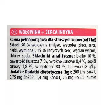 ANIMONDA Carny Senior veise- ja kalkunisüdamed - märg kassitoit - 400 g