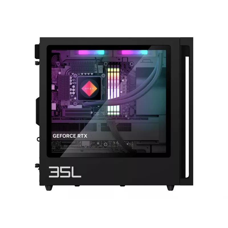 HP OMEN 35L mänguarvuti GT16-0008ny AMD Ryzen 7 8700G 16GB 1TB RTX 4070 Super 12GB Must & Must klaasist esipaneel W11H