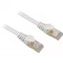 Paikakaabel RJ45 pistik > RJ45 pistik CAT.6 S/FTP (valge, 1,5 meetrit)