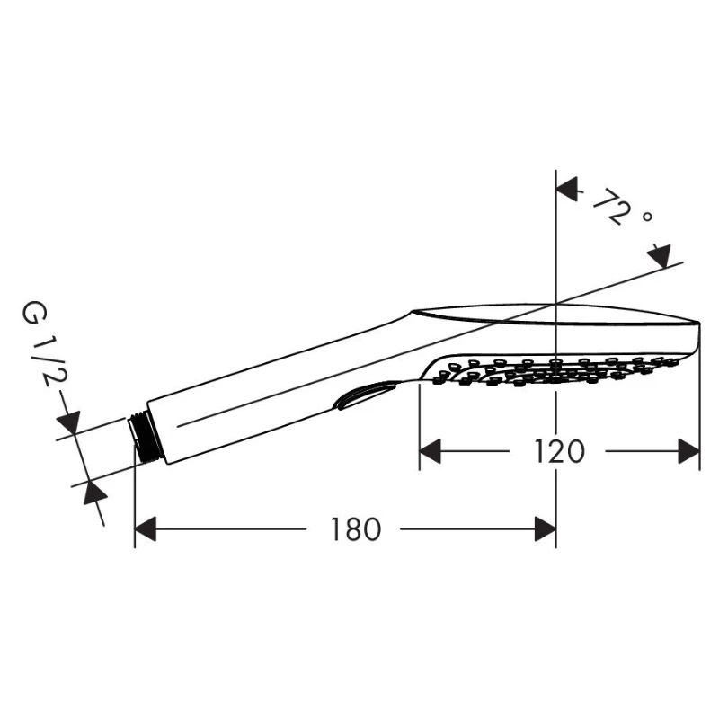 Hansgrohe Raindance Select E käsidušš 120 3jet 26520000