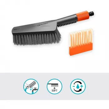 GARDENA Cleansystem pesukomplekt pehme käsiharjaga M