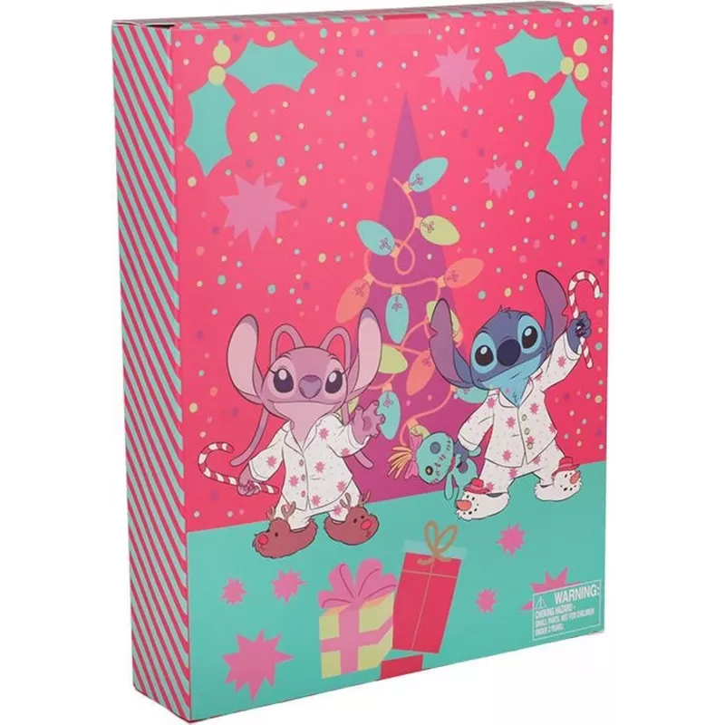 Adventkalender Paladone Stitch kirjatarbed 24-päevane 24 unikaalse kirjatarbeesemega
