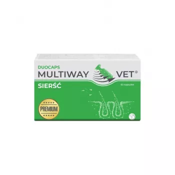 Pehmed geelist keeramisega avatavad kapslid JM Sante Multiway Vet karvkate ja nahk koertele ja kassidele 60 tk, 150 g