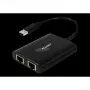 USB 3.0 võrguadapter ALLNET ALL-NC-2G-102-USB-A kahe Gigabit Etherneti ja ühe USB-jaoturiga