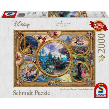 Pusle Schmidt Spiele Thomas Kinkade Studios Disney Dreams Collection 2000 tk