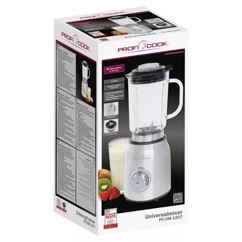 ProfiCook 501207 mikser Lauamikser 1200 W Roostevaba teras