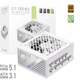 Gamemax toiteplokk, 80 PLUS, Gold | GS 850G WH | 850 W